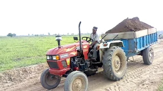 Eicher 312 RED tractor customer review in the field