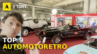 TOP 9 (3x3) di AutoMotoRetrò 2023 | Le più antiche, più costose e più assurde...