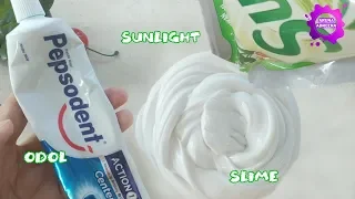 How To Make Slime With Sunlight and Toothpaste