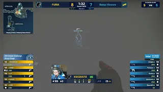 Double kill knife Simple NaVi vs Furia