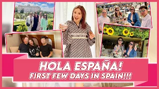 HOLA ESPAÑA! FIRST FEW DAYS IN SPAIN! (WENT SHOPPING WITH YAYA AND TIM!) | Small Laude