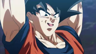 Goku throws The Spirit Bomb at Jiren [Dragon Ball Super Episode 109 - 1 hour special]