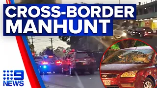 Wild police chase ends in dramatic arrest over alleged murder in Queensland | 9 News Australia