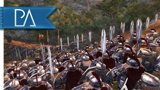Epic Siege of the Cursed Army: Middle-earth Battle  - Third Age Total War Reforged Gameplay