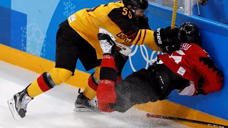 Olympic Icehockey final, Germany vs OAR  Russia at Winter Olympics in Pyeongchang