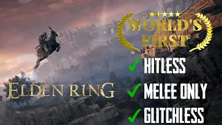 World First Elden Ring No-Hit Run | Melee Only Any %