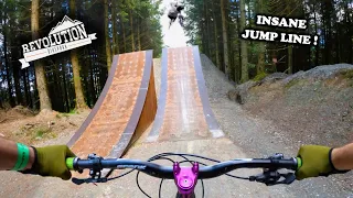 We Take On the UK's Sickest Jump Track!  50:1 Line at Revolution Bike Park