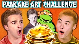 PANCAKE ART CHALLENGE! (ft. React Cast) | Challenge Chalice