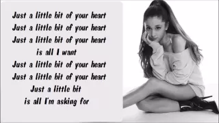 Ariana Grande - Just a Little Bit Of Your Heart (BGV) Karaoke / Instrumental with lyrics on screen