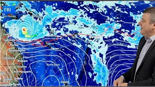 7 Day Pacific Outlook + Cyclone Jasper's threat to Queensland