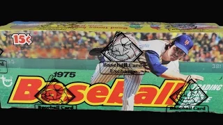 1975 Topps Baseball Wax Pack Box Opening Break Sealed Case MINT Sports Cards George Brett ROOKIE