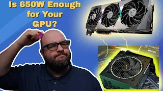 650W Power Supply ENOUGH for your GPU? Nvidia 3070, 3080? AMD 6800?