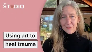 How can art be used to process trauma and improve mental health?