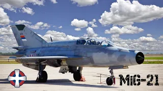 MiG-21 UM Srpskog RV Ponovo Grmi na našem nebu!!