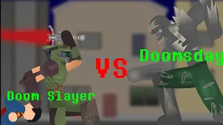 Doom slayer Vs Doomsday - (Animations)