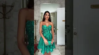 Jovani Green short prom 2024