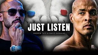 Andrew Tate vs David Goggins: 2 Hours LIFE TALK | Just Listen!