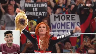 WWE Becky Lynch Wins Women’s World Championship | Reaction