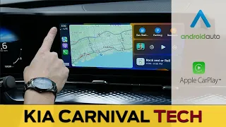 Kia Carnival Media Screen | How to Setup Apple CarPlay and Android Auto, Use Navigation and More!