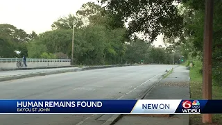 New Orleans Police investigating decomposed human remains found in water