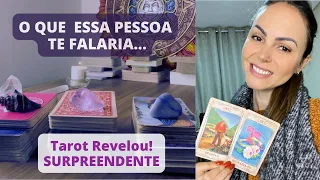 🔮O que você DESPERTA nessa pessoa | O que te FALARIA? 🗣️✉️🫣 Tarot REVELOU