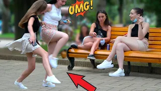 🔥Tripping Over Nothing Prank #4- AWESOME REACTIONS -Best of Just For Laughs 😲🔥