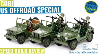 COBI US Offroad Special *GP, Willys Jeep, MUTT* - Speed Build Review