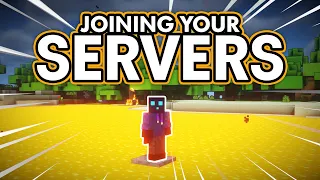 I Joined My Subscribers' Minecraft Servers, Here's What Happened...