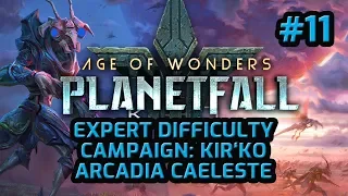 Age of Wonders Planetfall Hardest Difficulty Expert Kir'Ko Campaign Part 11 – Paragon Incoming!