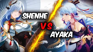 Ayaka VS Shenhe, WHO SHOULD YOU PULL FOR?!｜Character Review & Analysis (Genshin Impact 3.5)