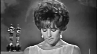 Elizabeth Taylor winning Best Actress for "Butterfield 8"