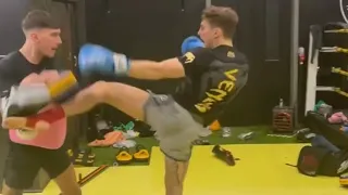 Nico Carrillo Speed and Power Padwork Training Highlight #1