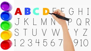 123 Numbers, 123, One two three, 1 to 100 counting, ABC, ABCD, learn to count, alphabet a to z -1q