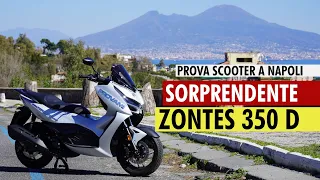 Test ZONTES 350 D a Napoli con Topomoto