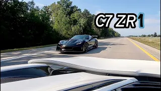 2019 C7 Corvette ZR1 challenges McLaren 720S