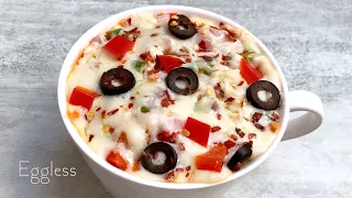 microwave mug pizza | 1 Minute Mug Pizza recipe In Microwave