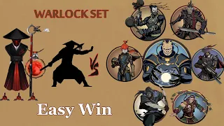 Shadow Fight 2 || WARLOCK SET vs TITAN Bodyguards「iOS/Android Gameplay」