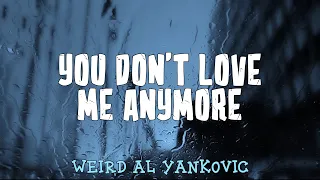 Weird Al Yankovic - You Don't Love Me Anymore (Lyrics)