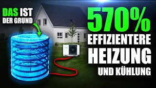 Deutsche Eis-Heizung spart locker 90% der Heiz- und Kühlkosten ein!