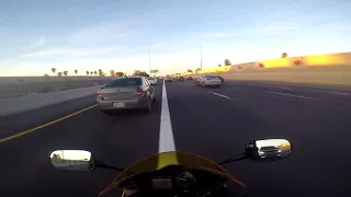 this guy HATES MOTORCYCLES, car vs motorcycle