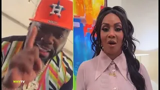 50 Cent Calls Out Vivica Fox After Announcing New TV Series Of 'First Lady Of BMF'