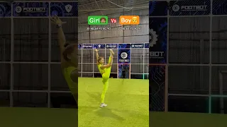Gender Showdown: Girl vs. Boy in First Touch Stop Ball Challenge😍