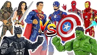 Who will win? Marvel Avengers VS DC Justice League battle! | DuDuPopTOY