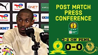 Mamelodi Sundowns [3] 0-0 [2] Young Africans SC | Coach Rhulani Mokwena’s post match presser.