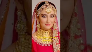 Hiba bukhari beautiful wedding dresses.#shortviral #short #youtube.