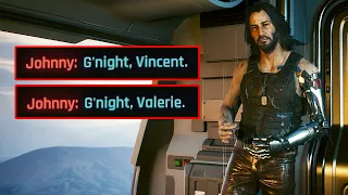 Johnny says V's real name at the end of Cyberpunk 2077: Phantom Liberty