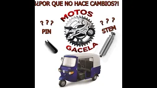 ¡NO HACE CAMBIOS MI PIAGGIO! Cambio de pin y stem en piaggio ape city