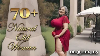 Curvy and Crazy in Love at 70 | Natural Older Woman Over 70 - Plus Size Model