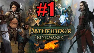 Pathfinder Kingmaker (2022) Прохождение ч1 - Первый Запуск