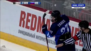 2018 IIHF WC U18 FINLAND vs RUSSIA - HIGHLIGHTS